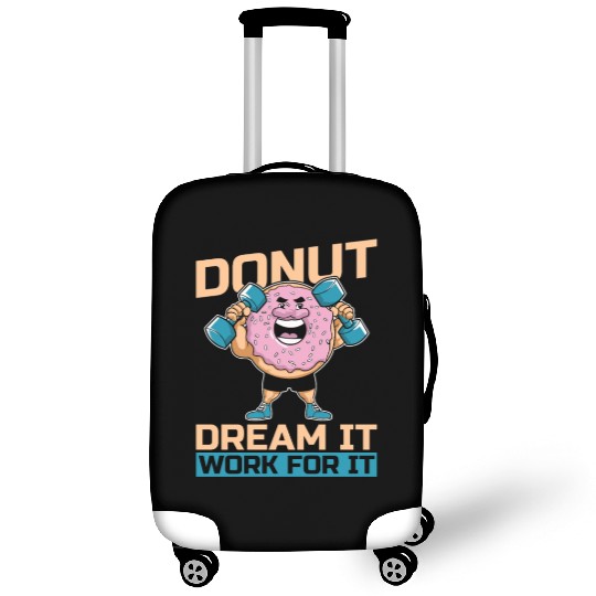 Fitness Donut Donut Gym Luggage Covers