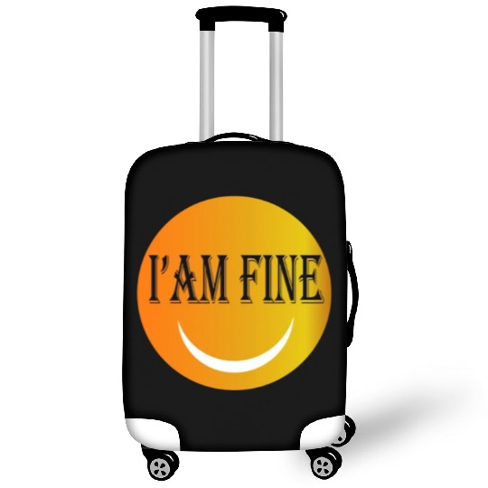 I'm fine Luggage Covers
