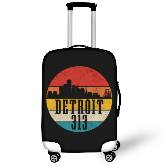 Detroit Michigan Motor City USA Luggage Covers