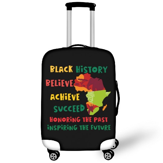 Honoring Past Inspiring Future Black History Month Luggage Covers