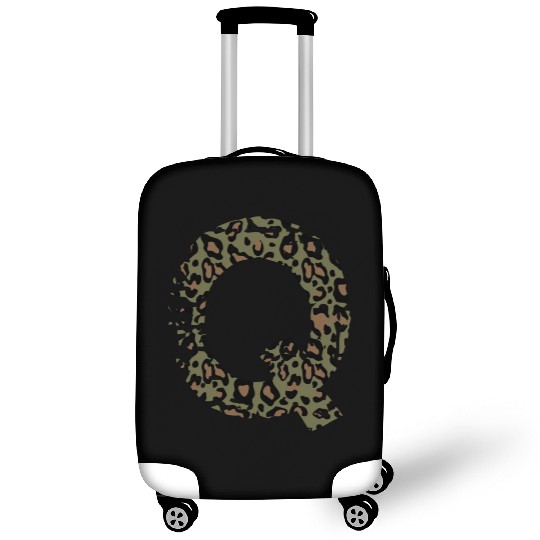 Q army camo design Luggage Covers