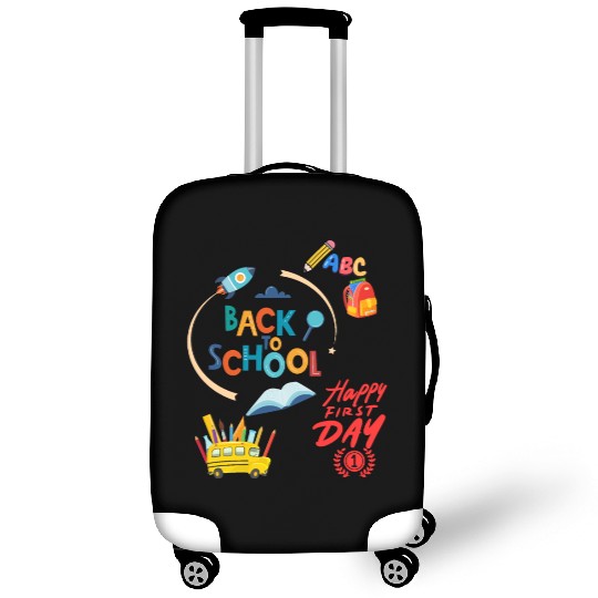 Happy First Day Back To School Luggage Covers