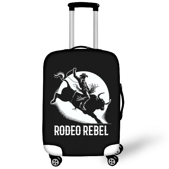 Rodeo Bull Riding Livestock Show Farmer Cattle Luggage Covers