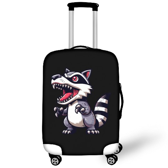 Raccoon T-Rex Dino Mutation Luggage Covers