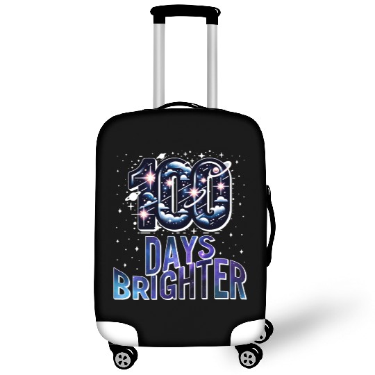 School Luggage Covers, 100 Days Brighter Stars Galaxy