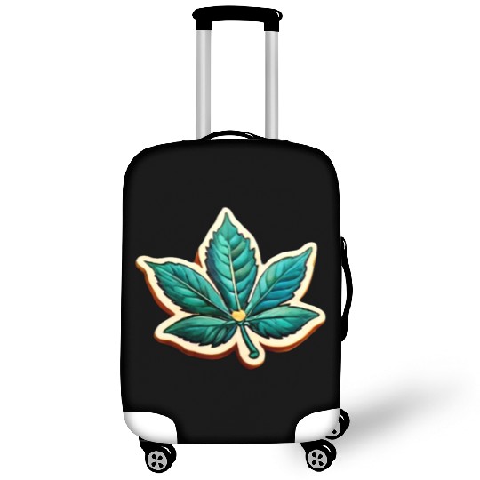 Marijuana Leaf Luggage Covers