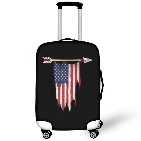 Arrow American Flag Luggage Covers