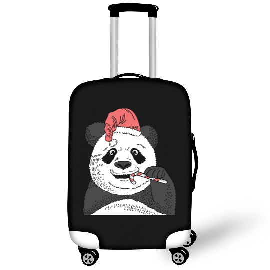 Panda Candy Cane Pastry Maker Gift Luggage Covers