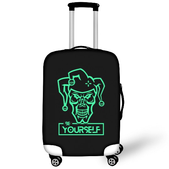 Be Yourself Crazy Joker neon Style Design Luggage Covers