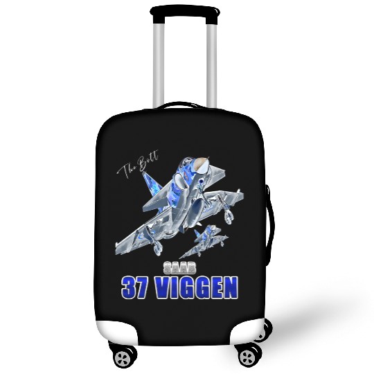 Saab 37 Viggen Swedish Multi Combat Aircraft Luggage Covers