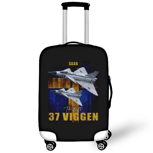 Saab 37 Viggen Swedish Multi Combat Aircraft Luggage Covers