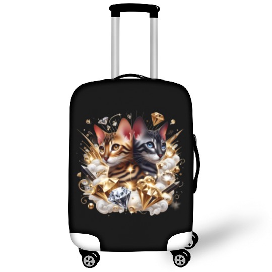 Fabulous Bengal Kittens Luggage Covers