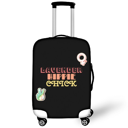 Aromatherapy Lavender Hippie Chick Luggage Covers