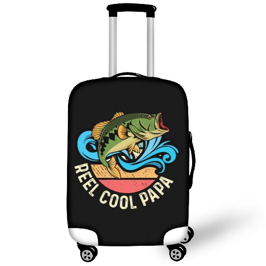 Reel Cool Papa Fishing Captain Gift Luggage Covers