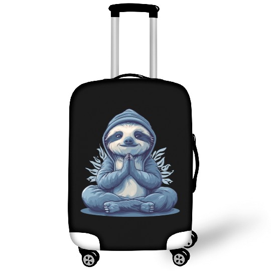 Yoga Sloth Relaxation Chill Chilling Meditation Luggage Covers
