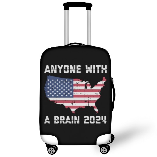 2024 Brain Vote Democracy Anti-Trump Luggage Covers