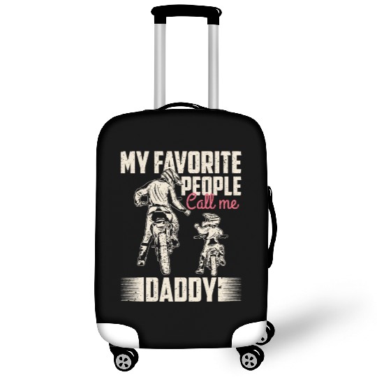 My favorite people call me daddy Vintage Luggage Covers