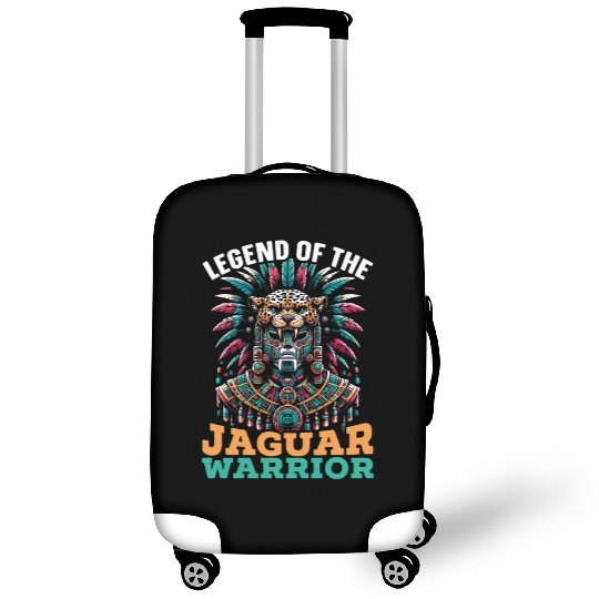 Aztec Jaguar Warrior Aztec Culture Indigenous Luggage Covers