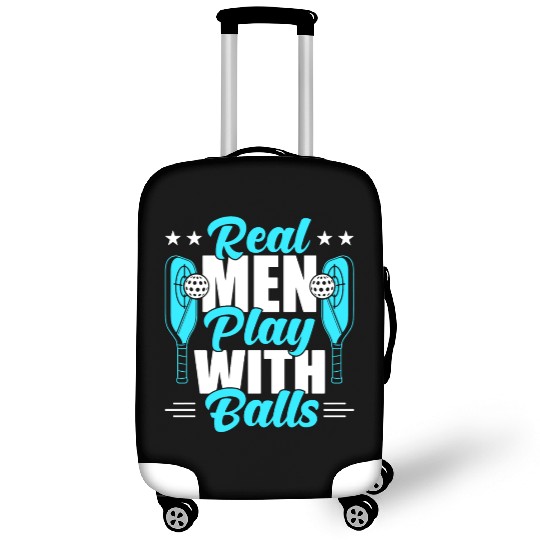 Pickleball Real Men Play With Pickle Balls Luggage Covers