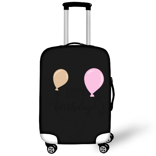 Happy birthday party balloons Luggage Covers