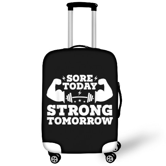 Motivational Fitness Gym Exercise Luggage Covers