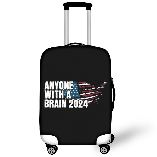 2024 Brain Vote Democracy Anti-Trump Luggage Covers