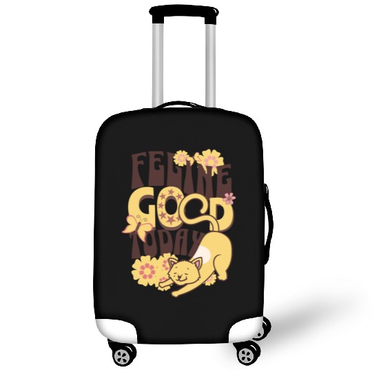 feeling good cat Luggage Covers