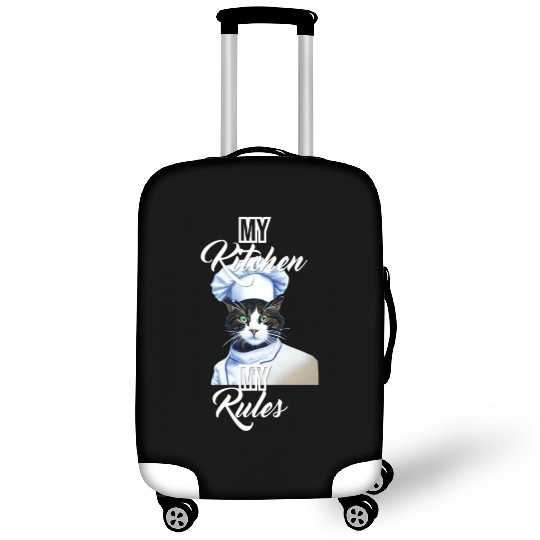 cat chef Luggage Covers