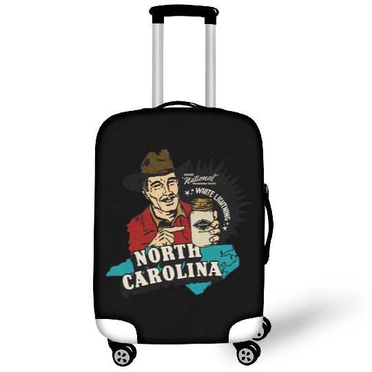 Vintage Raleigh NC Moonshine Luggage Covers