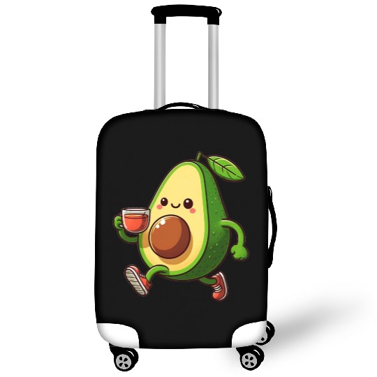 Tea Time Avocado Luggage Covers