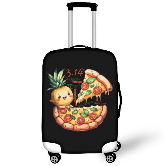 pi day math Pineapple pizza Toppings Luggage Covers