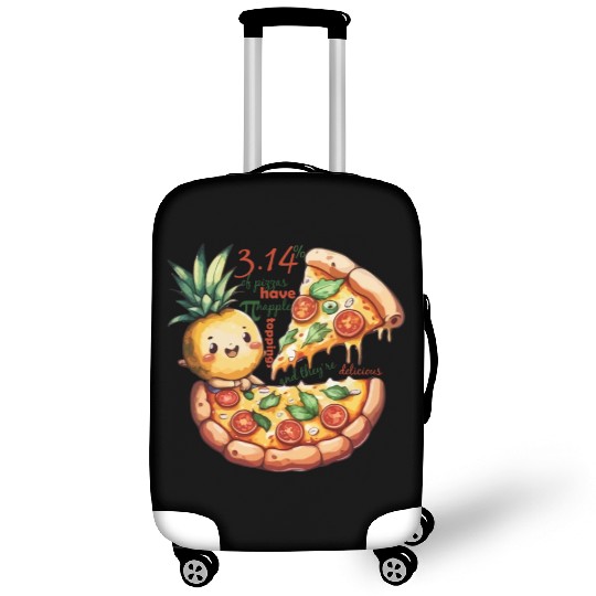 pi day math Pineapple pizza Toppings Luggage Covers