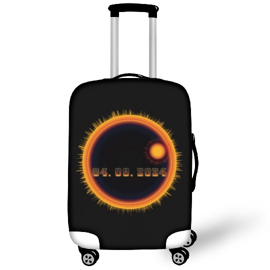 April 08 2024 Solar Eclipse - Science Luggage Covers