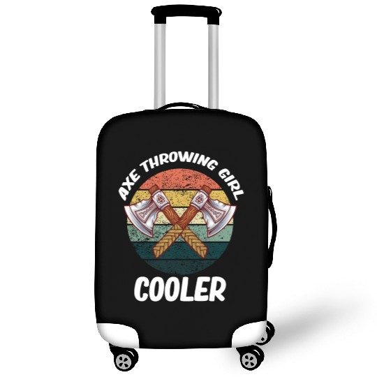 Axe Throwing Girl Cooler Chainsaw Bushcraft Luggage Covers