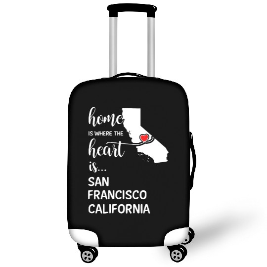 San Francisco County Is Where My Heart Is Cool Gif Luggage Covers