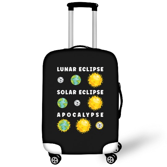 Funny Lunar Solar Eclipse Apocalypse Astronomy Luggage Covers