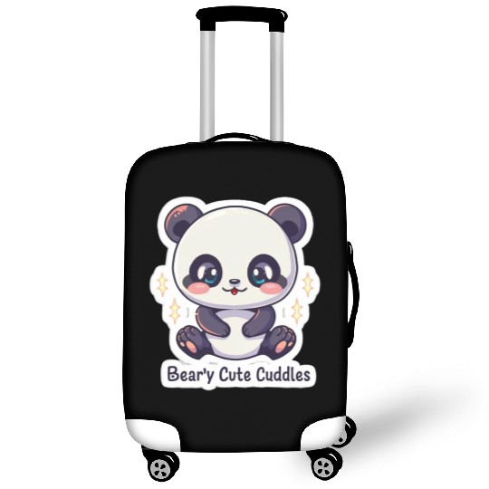 Panda Lover: Beary Cuddles Luggage Covers