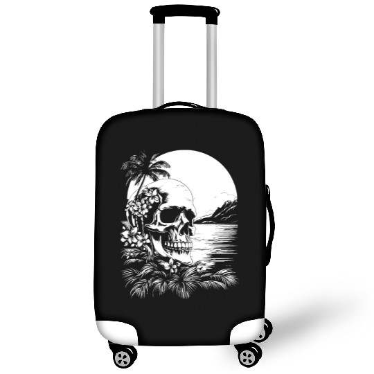 Surfing Surfer Skull Nature Luggage Covers