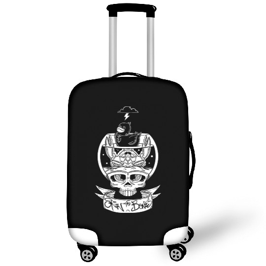 Skull Bowl Duck Crab Skin And Bones Luggage Covers