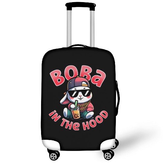 Boba in the Hood: Cool 90's Hip Hop Bubble Tea Rab Luggage Covers