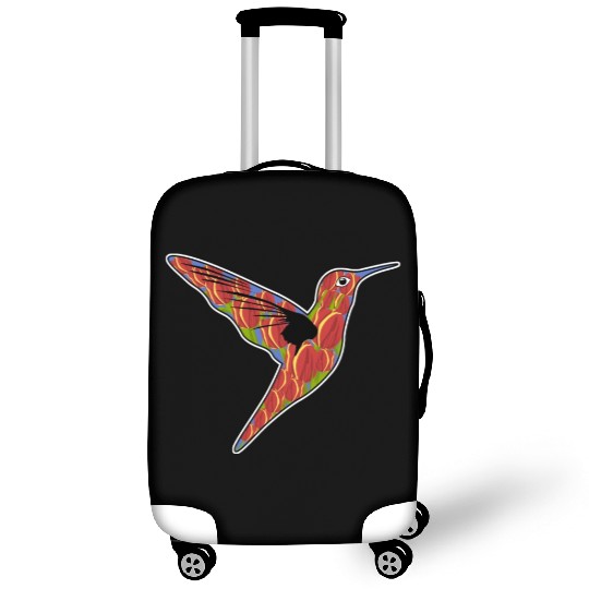 Humming-Bird Tulips Flowers Luggage Covers