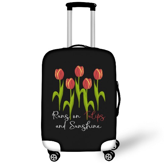 Tulips Garden Tulip Flowers Luggage Covers