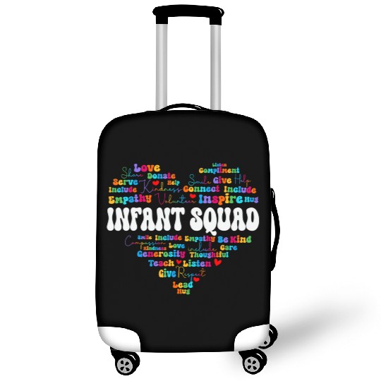 Cute Infant Squad Appreciation Week Back To School Luggage Covers