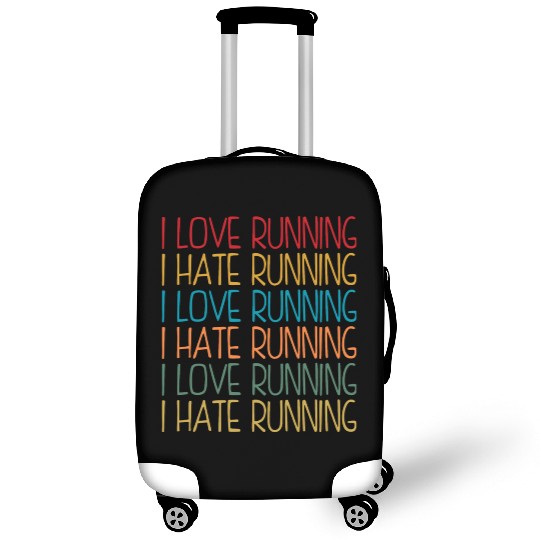 I Love Running, I Hate Running Luggage Covers