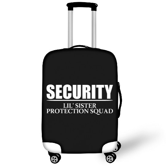 Security Lil' Sister Protection Squad Big Brother Luggage Covers