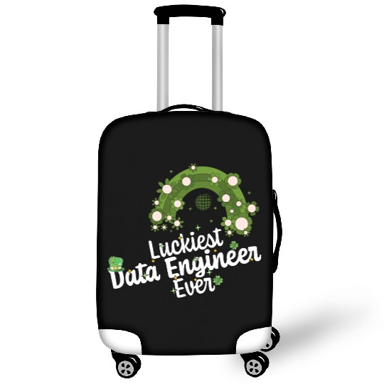 Luckiest Data Engineer St Patricks Day Engineering Luggage Covers