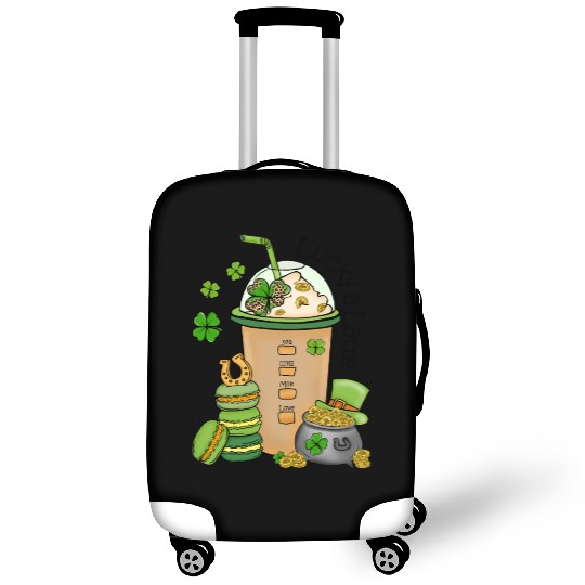 Lucky a Latte: Inspired by Saint Patrick's Day Luggage Covers