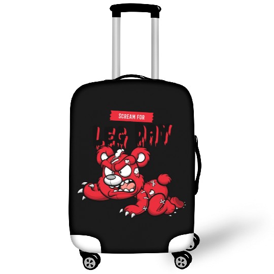Scream for Leg Day Luggage Covers