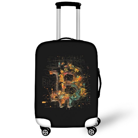 Pi day 3.14 Crypto Bitcoin Math Lover Sketch Luggage Covers