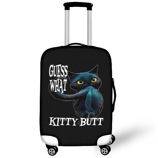 Funny Kitty Butt: Hilarious Guess What Cat- Kitty Luggage Covers